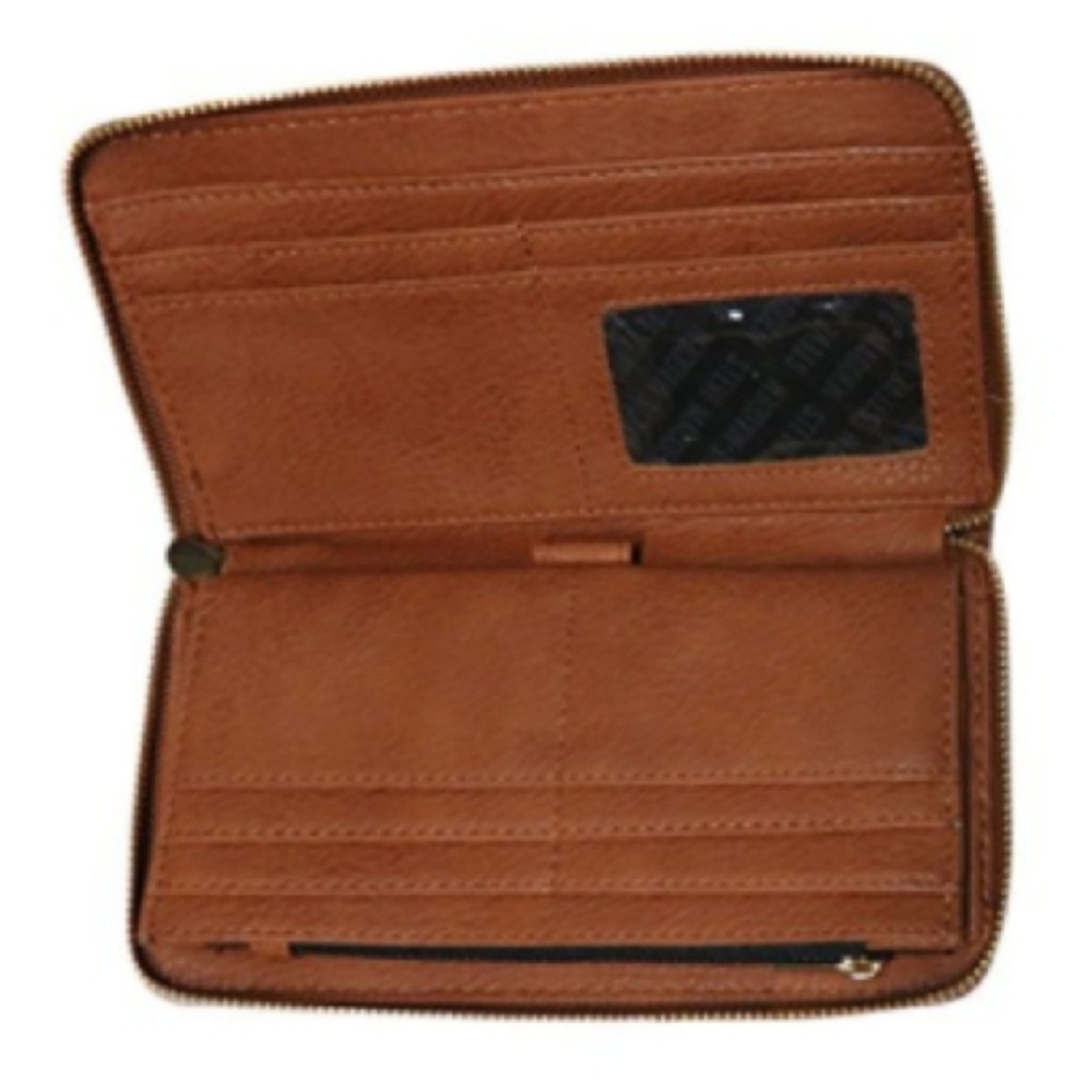 NWT Steve Madden Logo Wallet Zip Around Wrโฆ - Picture 3 of 9